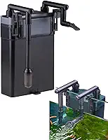 Filtro Externo Hang On para Aquário 500L/H – 6W Filtragem em Múltiplos Estágios, Baixo Consumo de Energia, Ideal para Aquários Pequenos (110V)