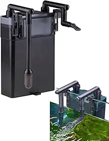Filtro Externo Hang On para Aquário 500L/H – 6W Filtragem em Múltiplos Estágios, Baixo Consumo de Energia, Ideal para Aquários Pequenos (110V)