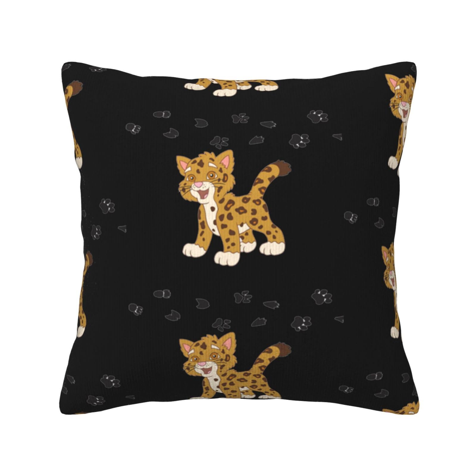 Housse de coussin bébé Jaguar pour canapé et voiture taie déco salon BONDIJ