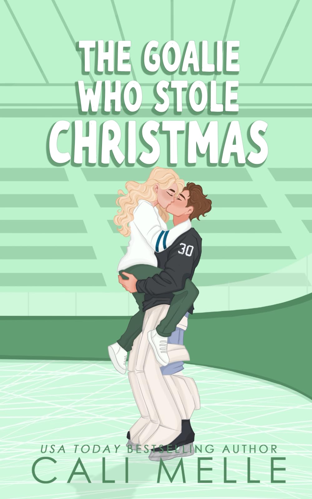 The Goalie Who Stole Christmas: A Fake Relationship Christmas Novella (Wyncote Wolves)