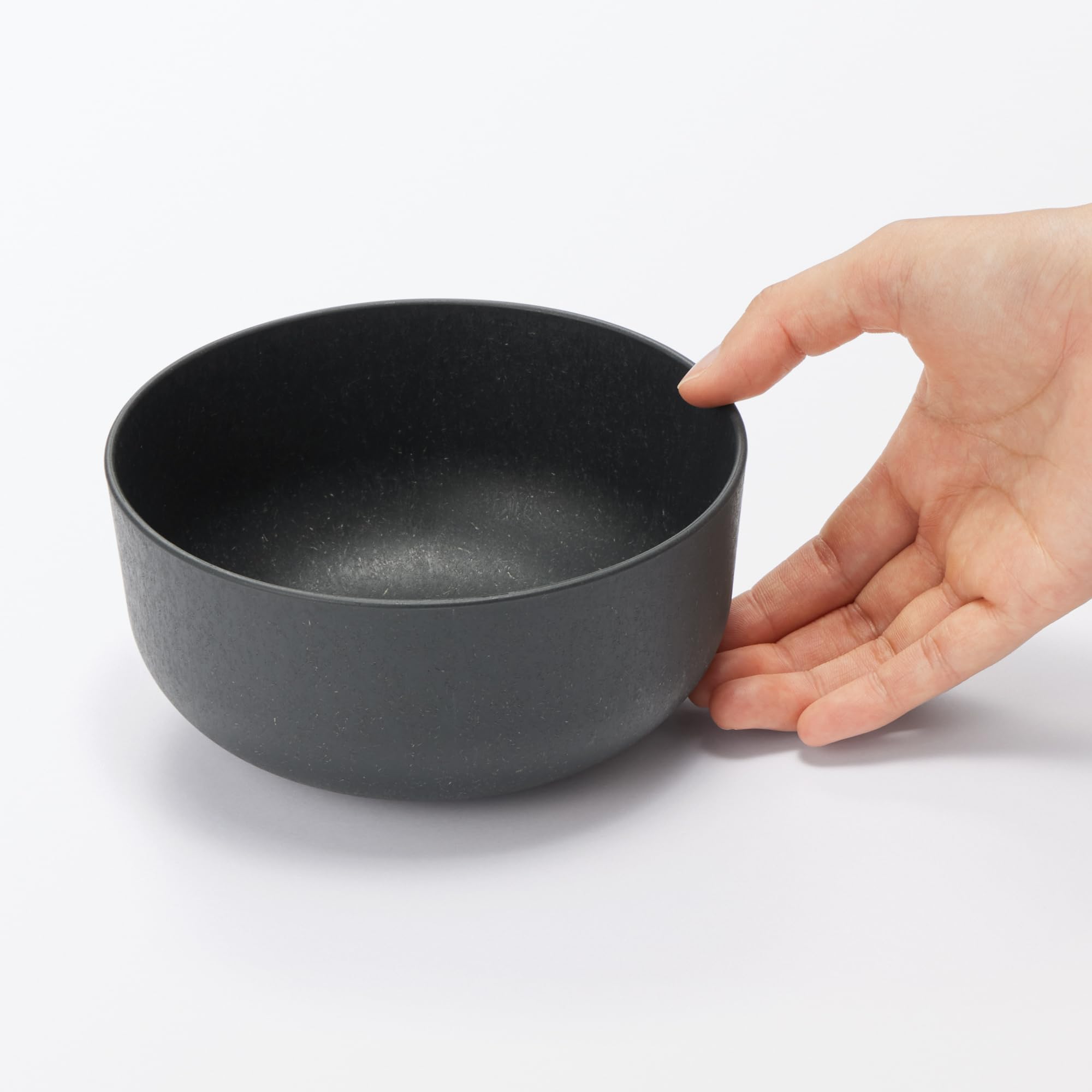 Amazon｜無印良品 レンジで使える ヤシの端材を使った ボウル 2個組 黒