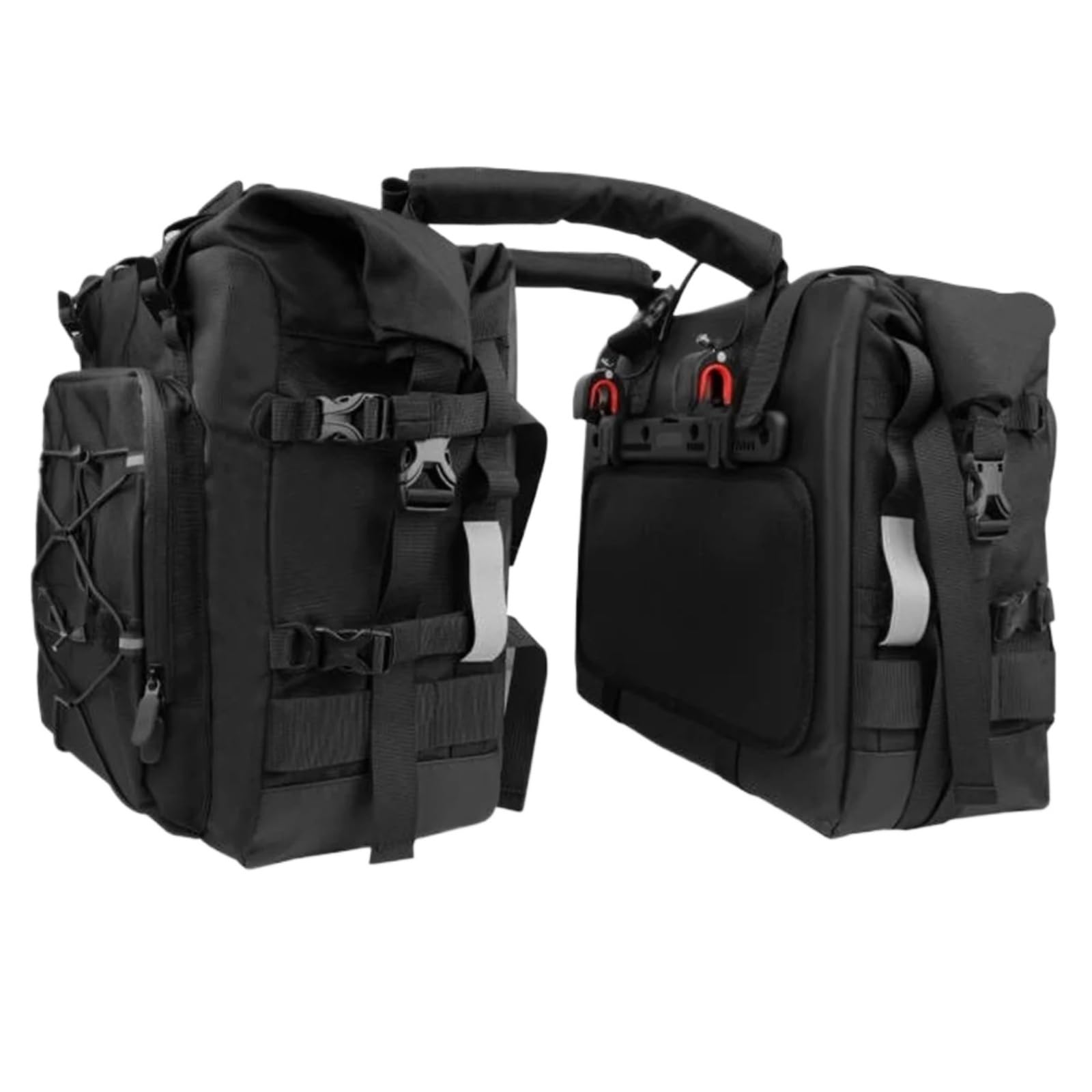 Motorradtasche Rahmen-Crash-Bars-Tasche Satteltasche 20L Universal-Seiten-Rücksitztasche Pack Reise-Motorrad-Gepäckaufbewahrung Motorradtasche