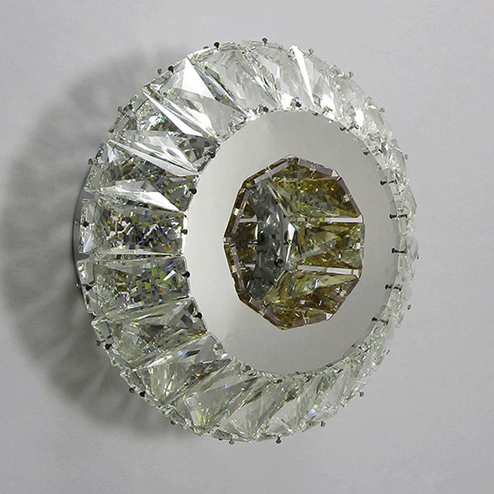 Lámpara de pared de cristal K9 de lujo con tecnología LED para interiores elegantes