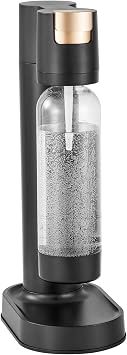 Happybuy Sparkling Water Maker, Soda Maker Machine for Home Carbonating, Seltzer Water Starter Kit with BPA free 1L PET Bottle, Compatible with Mainstream Screw-in 60L CO2 CylinderNOT Included