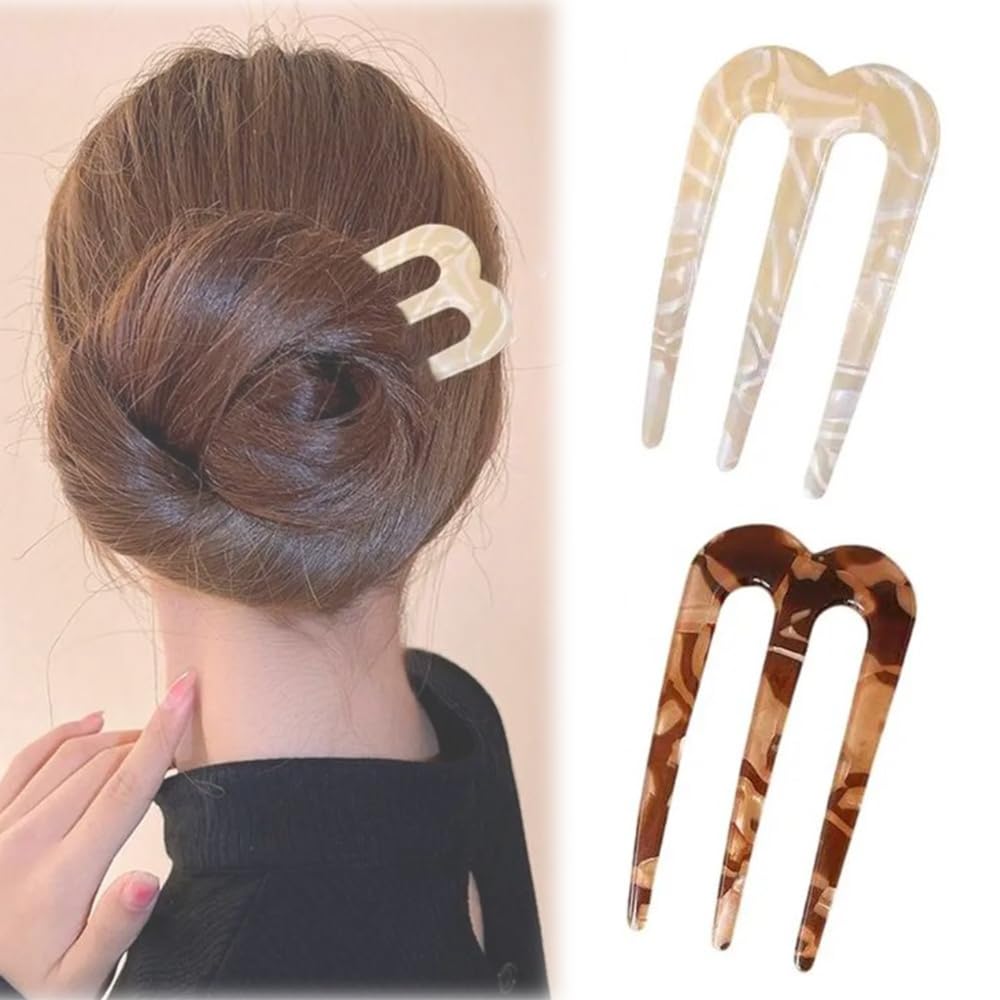 XINSHEYE かんざし 簪 【2個セット】簪パーツ 髪留め 髪飾り お団子 簡単おしゃれ シンプル ヘアアクセサリー 夜会巻き 髪飾り おしゃれ 和装小物 結婚式 成人式 卒業式 普段使い