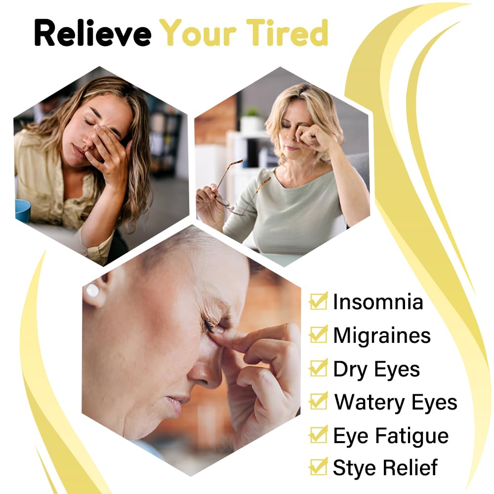 Minidiva Steam Eye Mask, 10Pcs Self-Heating for Dry Eyes Dark Circles & Stress Relief (Chamomile), 1 count (Pack of 10) - Image 2