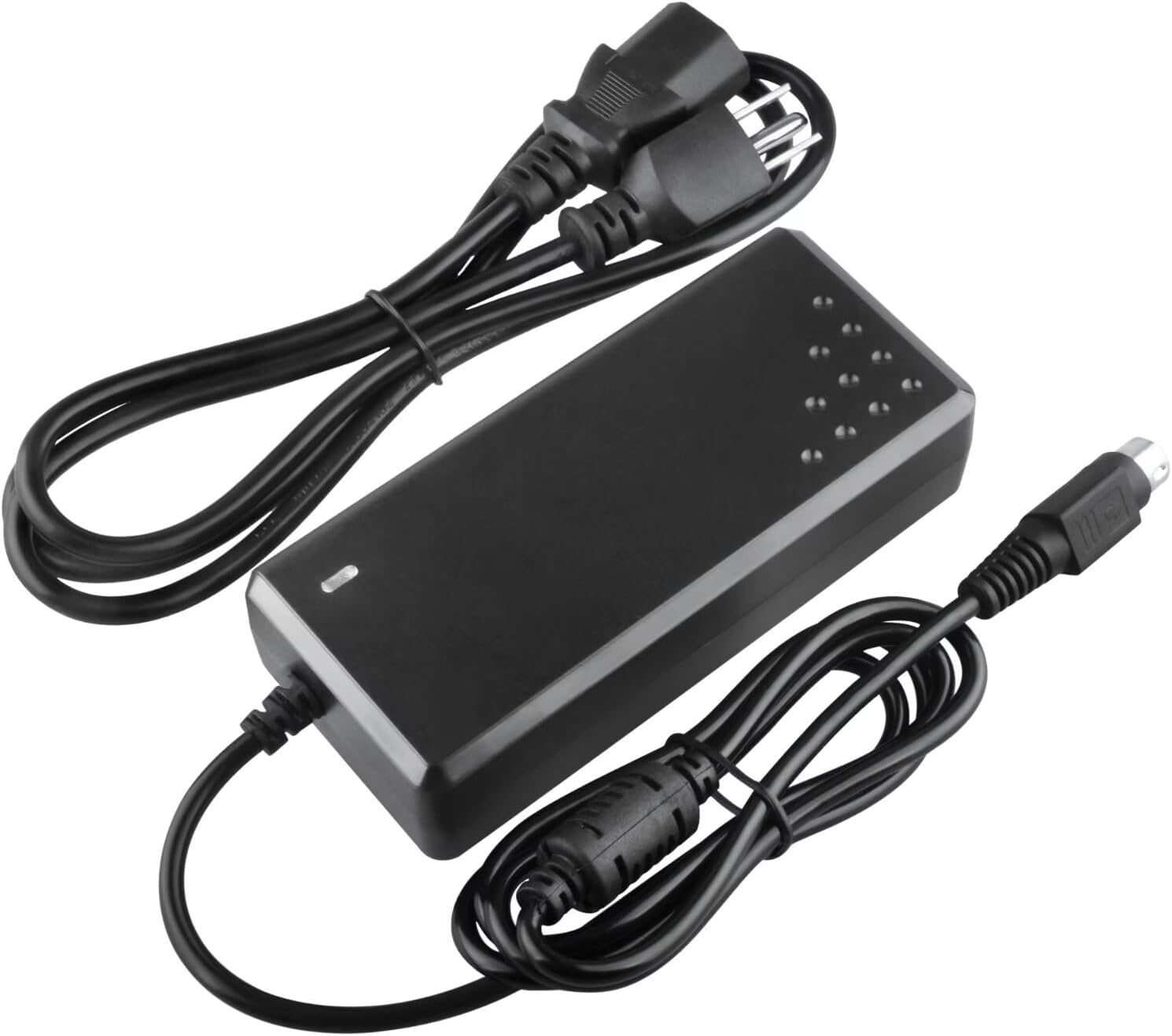 Angled view of MDCGPower AC Adapter Charger components