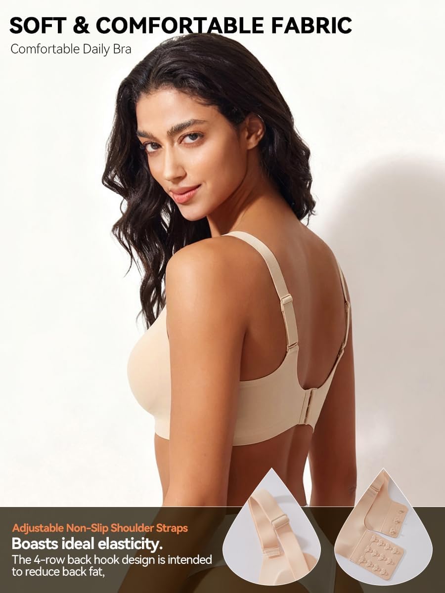 Wireless Jelly Bra Gel Push Up Band Cup Sizes Scalloped Bras for Women No Underwire T Shirt Bra - Image 5