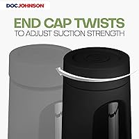 Vista 3 de Doc Johnson Main Squeeze Ariana Marie - Placa de apriete para presión precisa - Tapa de extremo giratorio para controlar la succión - Discreto