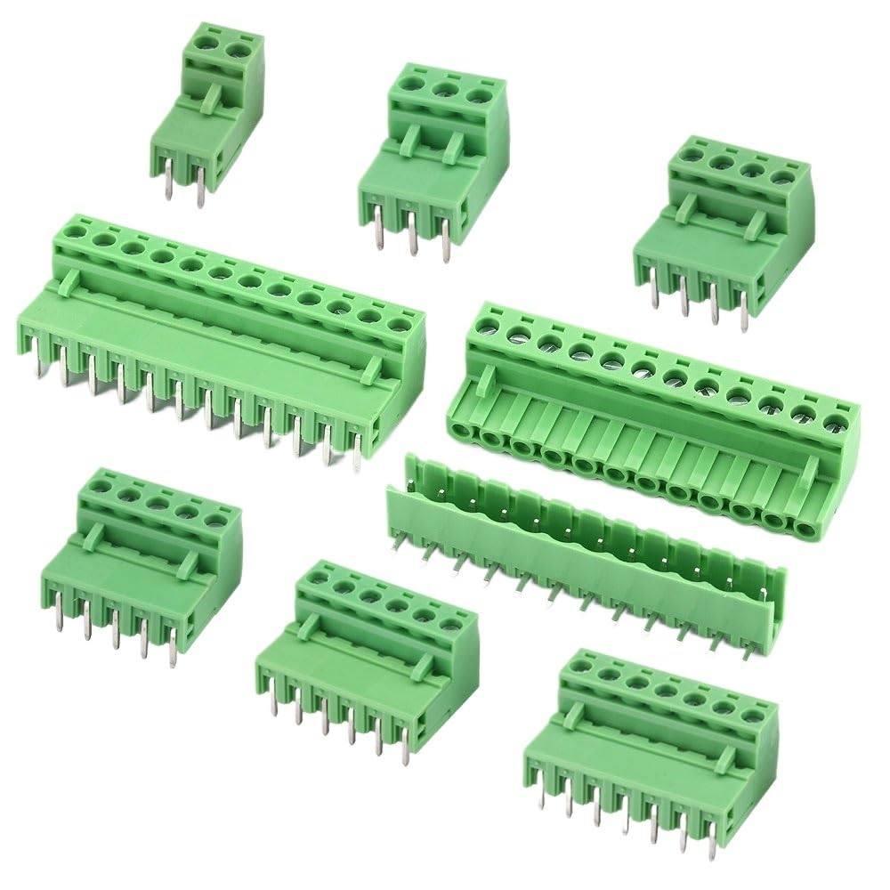 5,08 mm Pitch PCB listwa zaciskowa 2P 3P 4P 5P 6P 7 8P 9 10 11 12-pinowa wtyczka męska żeńska gniazdo wtykowe złącze przewodów (2EDG5.08 kąt prosty, 3P)