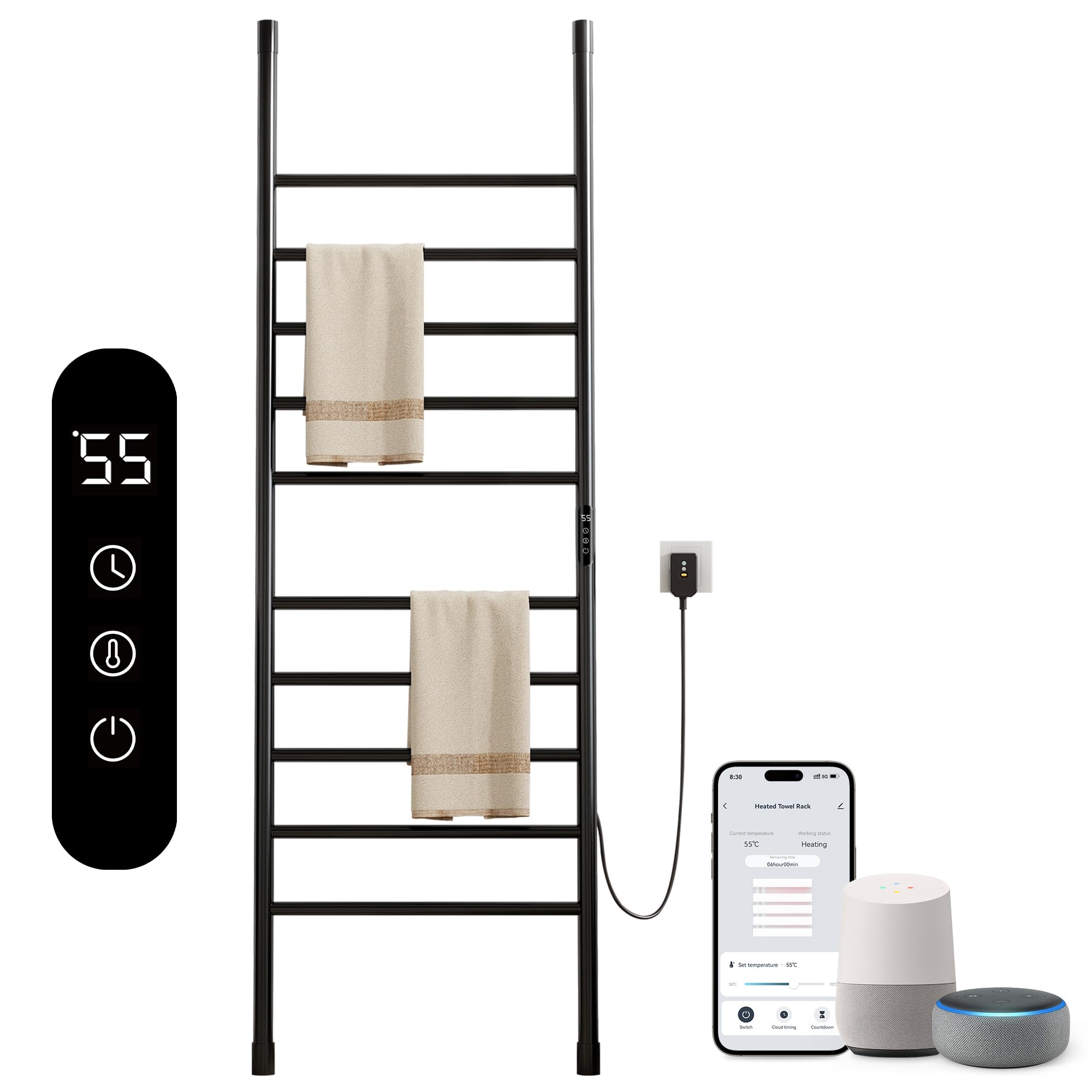 Badheizkörper Stand 1380x300mm - Handtuchheizkörper 577 Watt