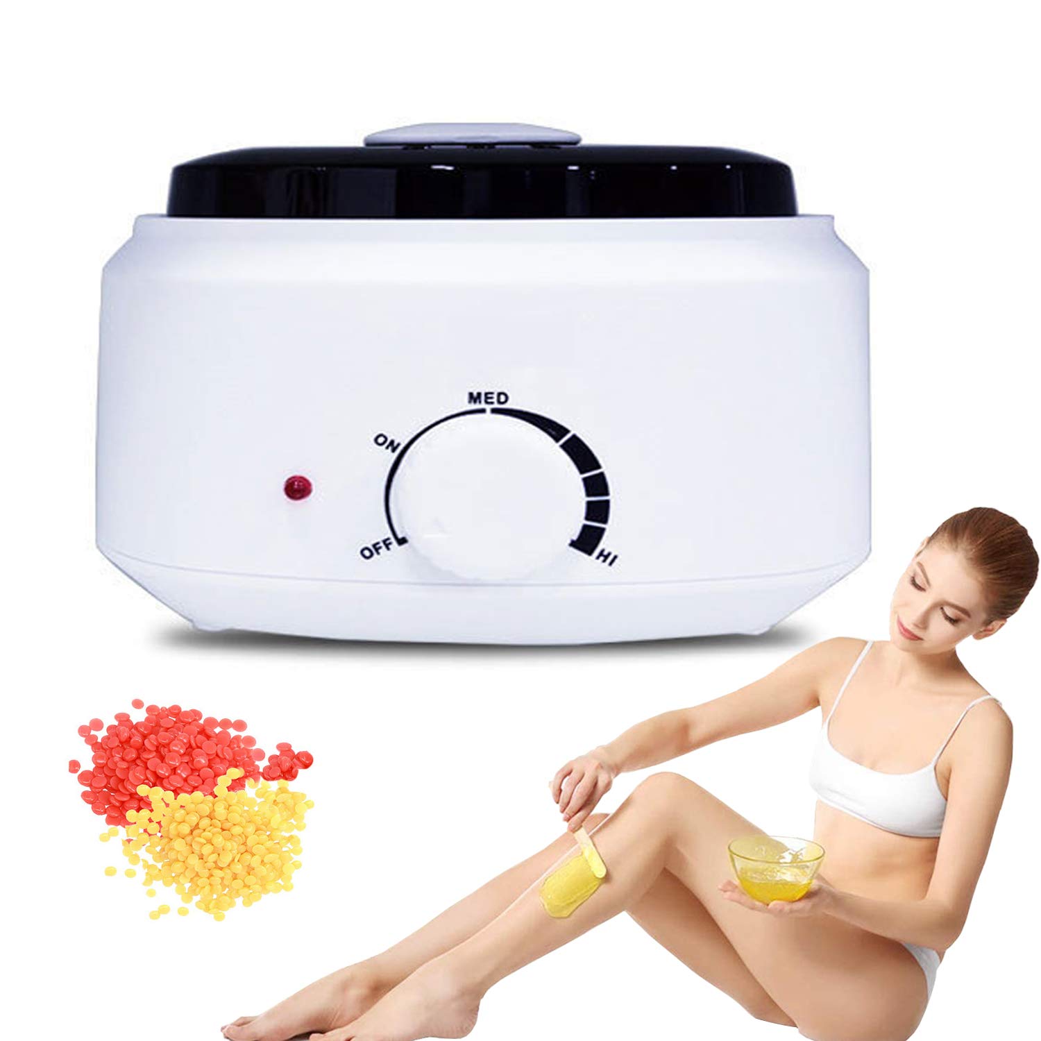 ELEHOT-Store Cera Brasiliana Kit Completo Ceretta Scaldacera Professionali Scalda Cera Per - Foto 5