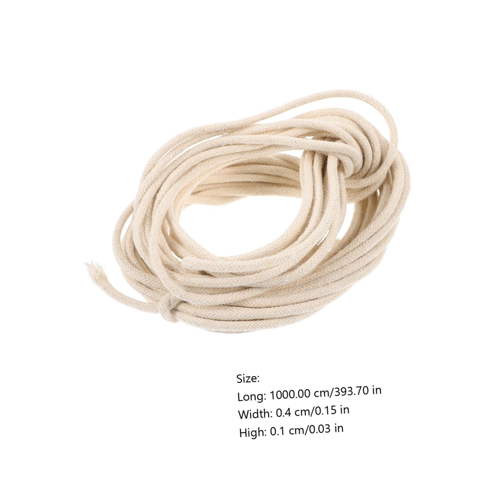 ERINGOGO Cotton Wick Replacement for Oil Lamps Cotton Thread for Kerosene Lanterns Smoother Burn Design for Use