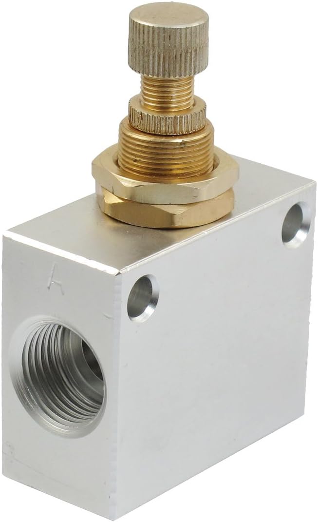 Silver Tone KLA15 OneWay Restrictive Air Flow Control