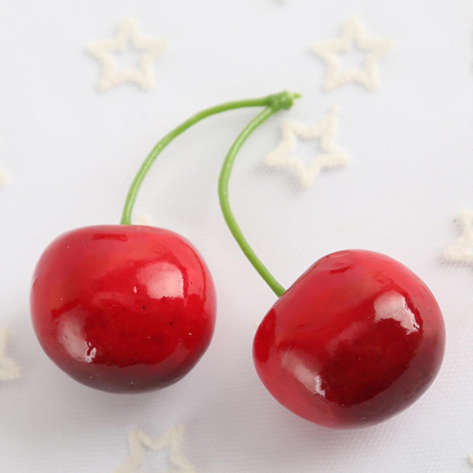CHGCRAFT 60 pz Mini Mela Artificiale Frutta Finta Simulazione Mele Verdi e Rosse Frutta Finta Mela Mini Mele Finte per La Casa Festa Albero di Natale Decorazione Festa Foto Puntelli
