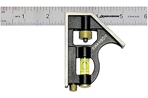 Swanson Tools TC130 6-Inch Combo Square: Accuracy with Precision