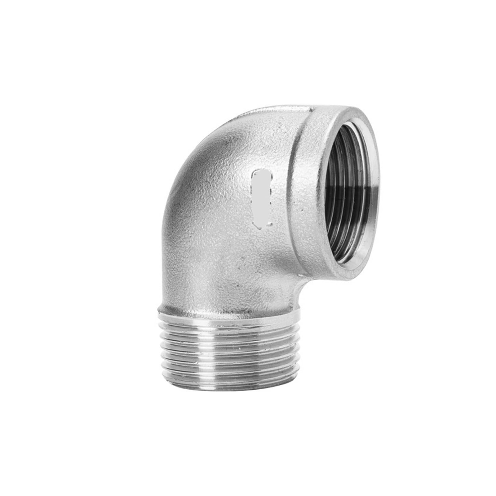 Curva de tubería roscada de acero inoxidable 316L, 4 puntos, 6 puntos, adaptador de rosca de junta de tubería de alambre interior exterior, tubería de agua(G11/4)