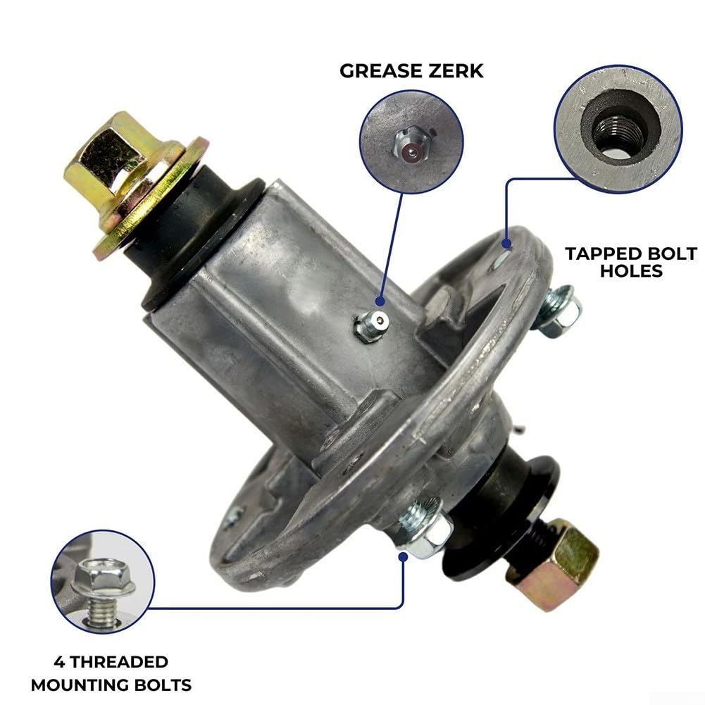 Ensemble de broche GY21098 GY20454 pour tondeuse à gazon John-Deere D100-D160 LA100-LA165 106/122 pouces de remplacement GX21694 GY20867 GY20962 M149625