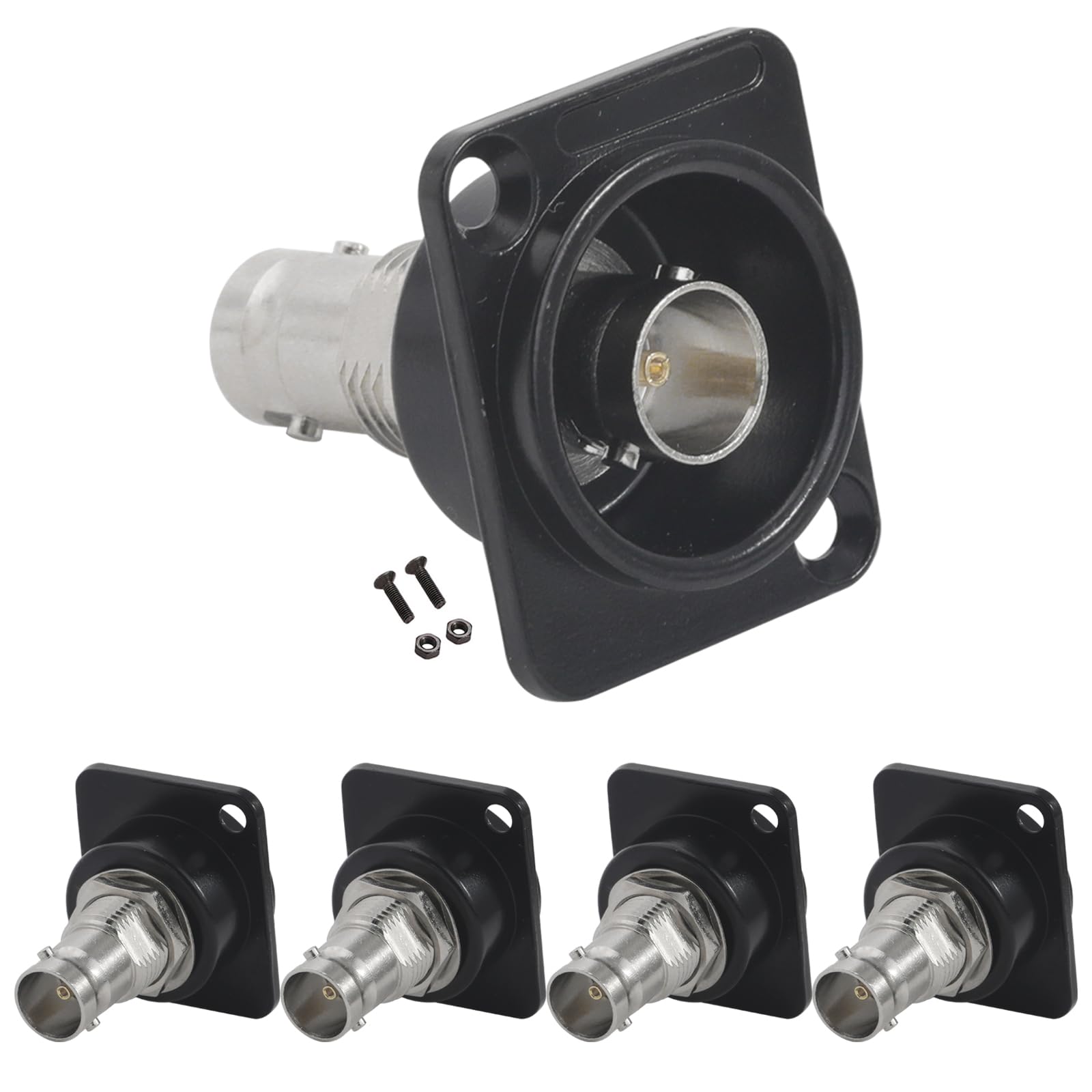 Conector BNC hembra a hembra PENGLIN de 75 ohmios para reparar y extender señal de video 8