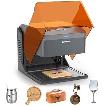 Amazon | Kiosk 5W レーザー彫刻機、軽量でポータブルなレーザー