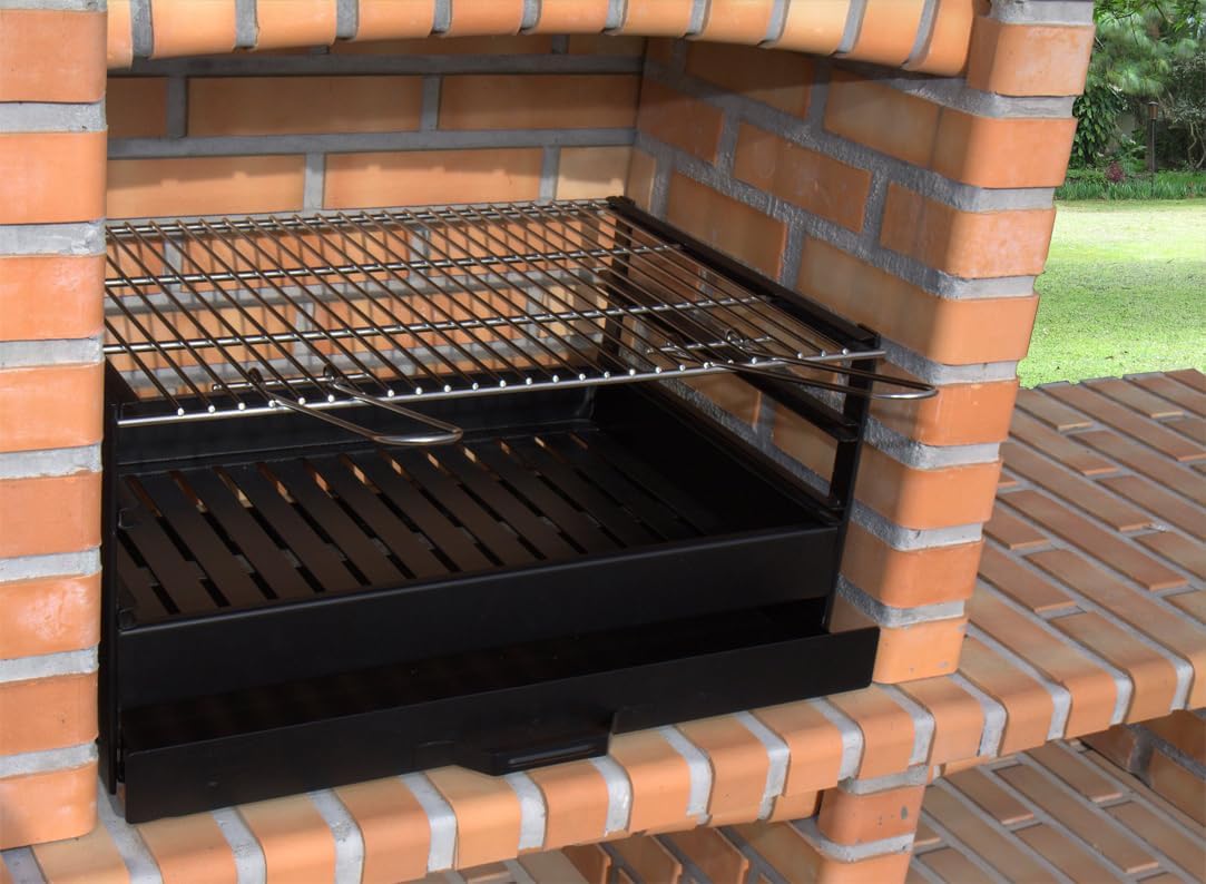 02728 – Barbecue Drawer with Stainless Steel Grill, 60 x 40 cm