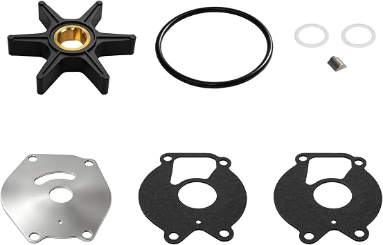 MARKGOO Water Pump Impeller Repair Kit 85089Q4 Compatible with Mercury or Mariner Force Outboard 9.9 15 18 20 25 HP Boat Motor Engine Parts Replaces Sierra 18-3215 47-85089T7