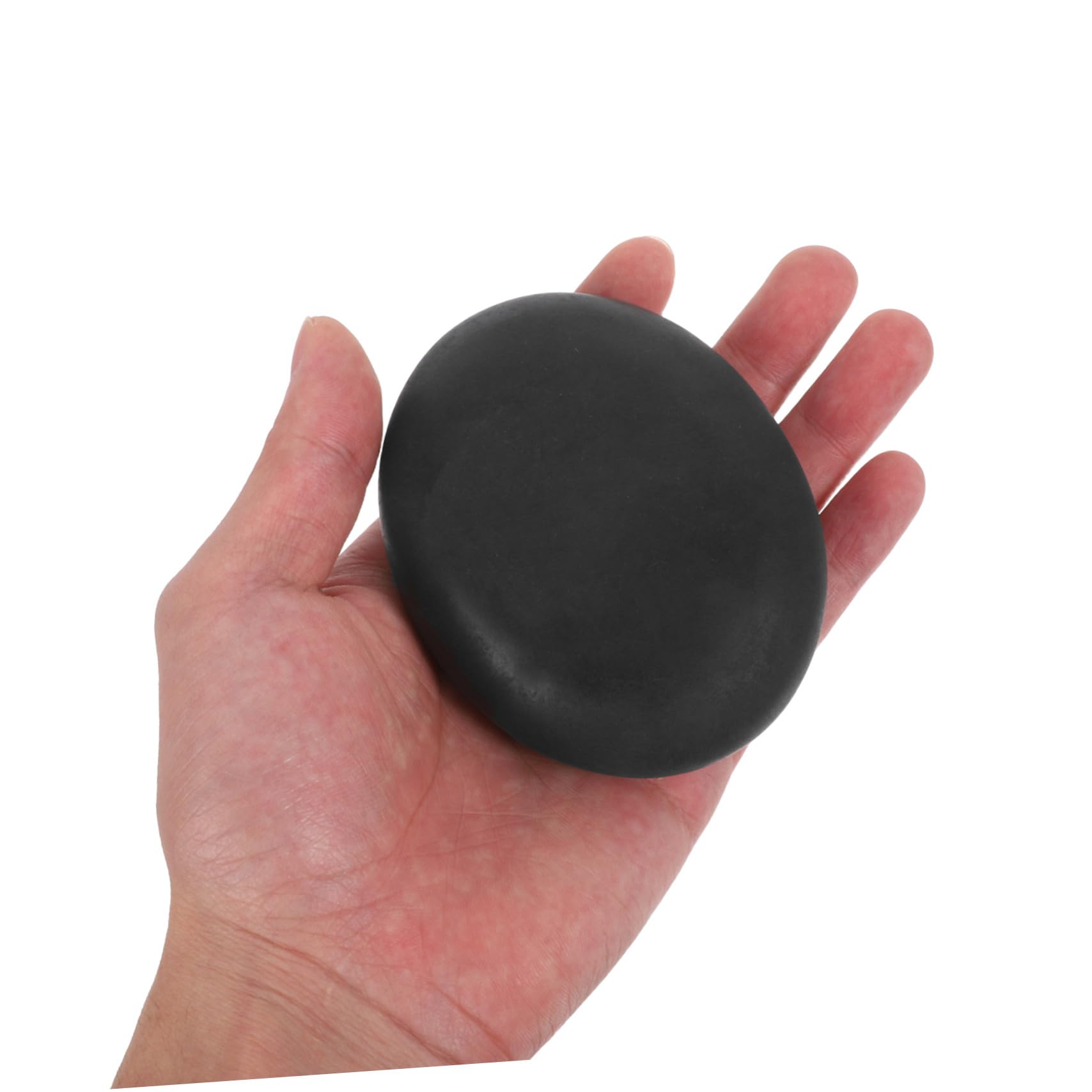 4 Piedras De Masaje Calientes Para Spa Calentadores De Basalto Para Salón De Belleza Cuidado De Pies Color Negro