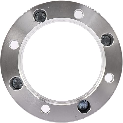 Miniatura 9 de SCITOO Espaciadores de rueda 4x156 de 2 pulgadas de grosor de 5.11 pulgadas con pernos de 12 x 1.5, espaciadores de rueda plateados de 4 lengüetas