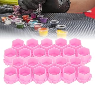 Tattoo Ink Caps Cups, 200 pcs Disposable Tattoo Ink Cups Small,Tattoo Pigment Ink CapsFor Tattooing Tattoo Machine Tattoo Supplies Tattoo Needles Tattoo Kits(pink)