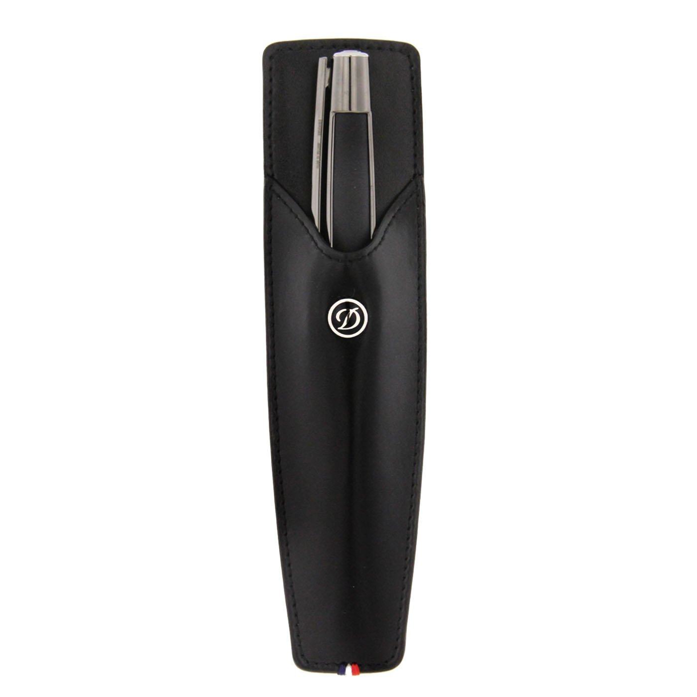 S.T Dupont D-180016 Line D - Portapenne in pelle, colore: Nero