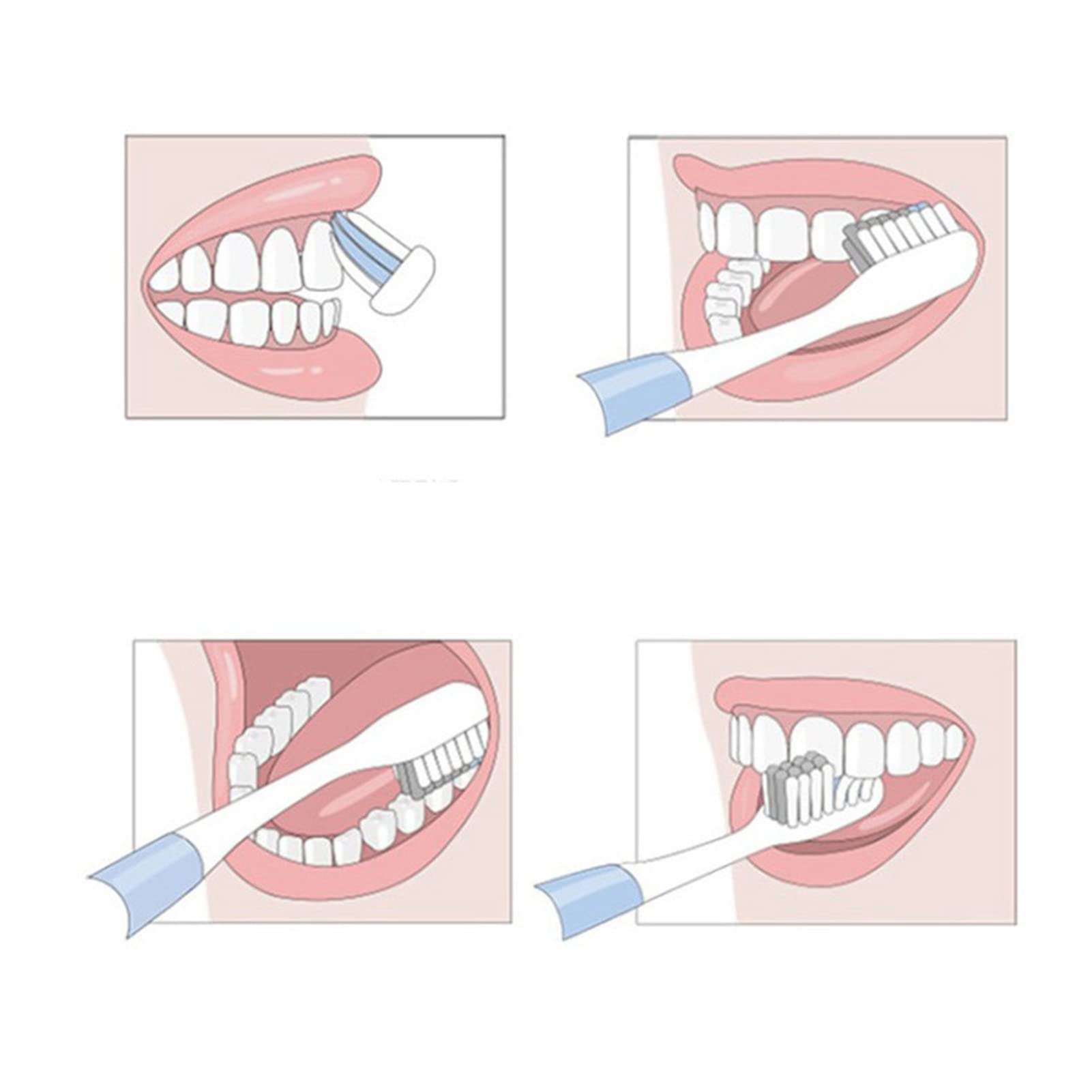 Cocoarm Set Spazzolino Morbido, Confezione da 5 Spazzolino con Setole Morbide PP TPR con Testa Arrotondata, Impugnatura Comoda, Setole Ultra Fini per Adulti Cura Dentale Quotidiana Viaggi a Casa (1