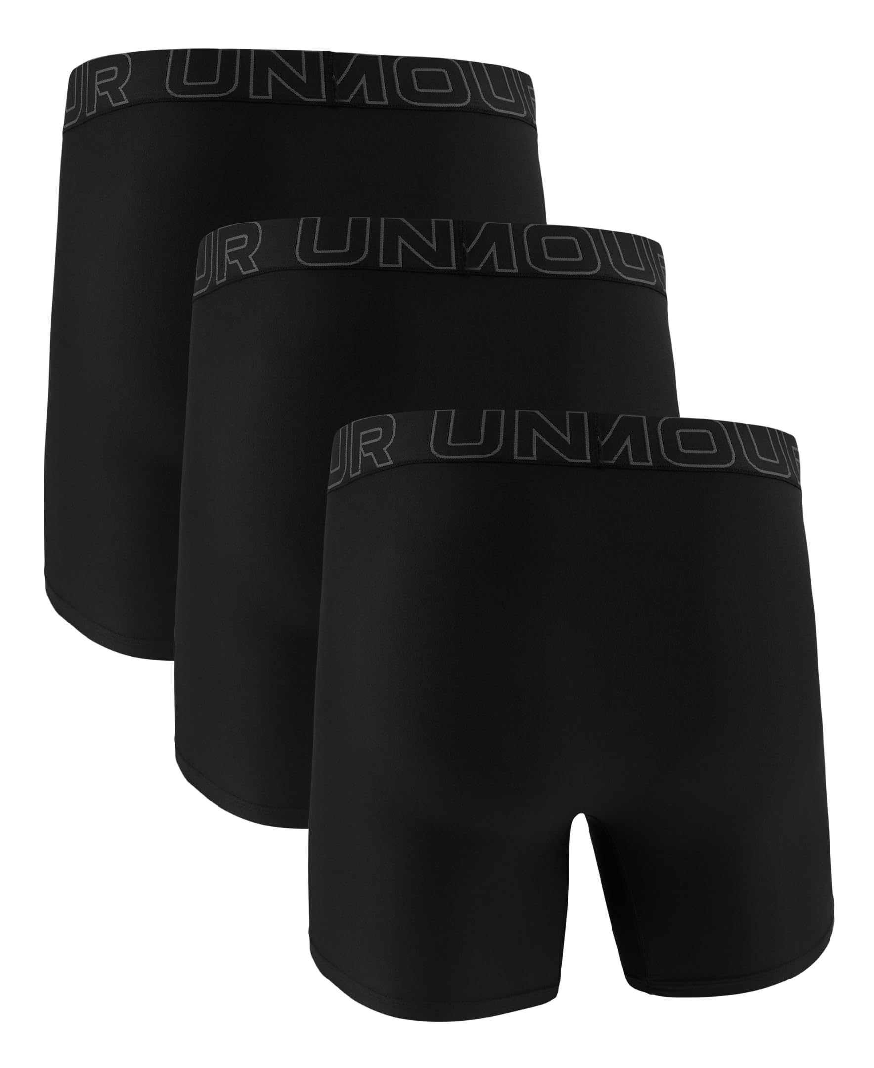Under Armour UA Performance Tech - Solid 6 In 3pk,Taupe Dusk Ropa Interior de Hombres Hombre (Pack de 3)