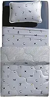 Edredom Mundo Kids Malha antim - Mini Obra - Solteiro