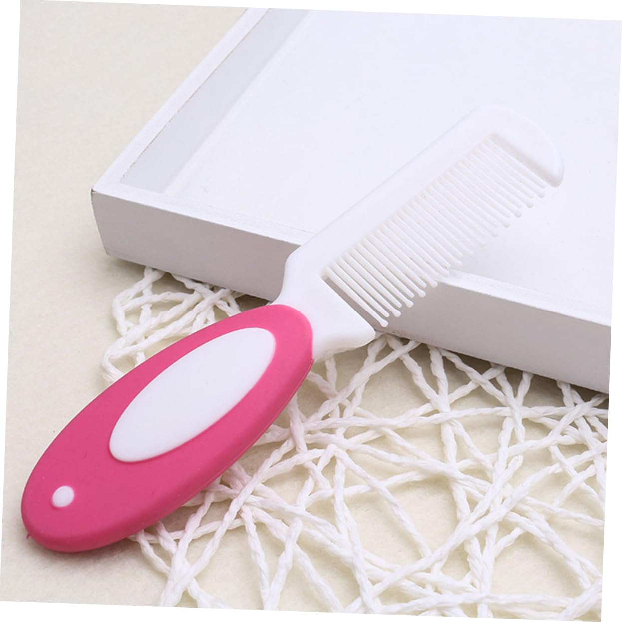 ifundom 6 Pcs 1 Baby Scalp Brush Cradle Cap Remover Newborn Hair Care Brush Gentle Head Massager Soft Infant Hair Comb Set