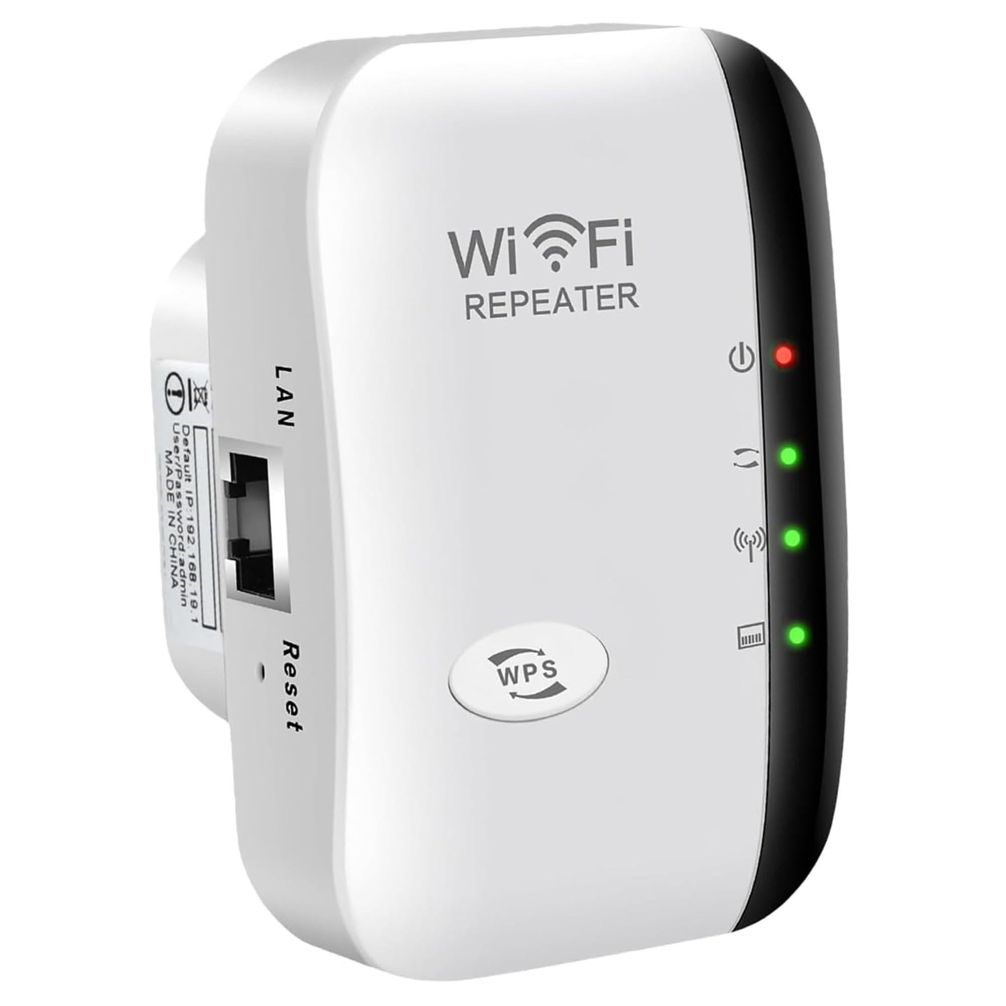 WiFi Extender Signal Booster for Home - Covers Up to 3000 Sq.Ft & 45 Devices - 300Mbps Wireless Internet Repeater with Ethernet Port, Quick Setup