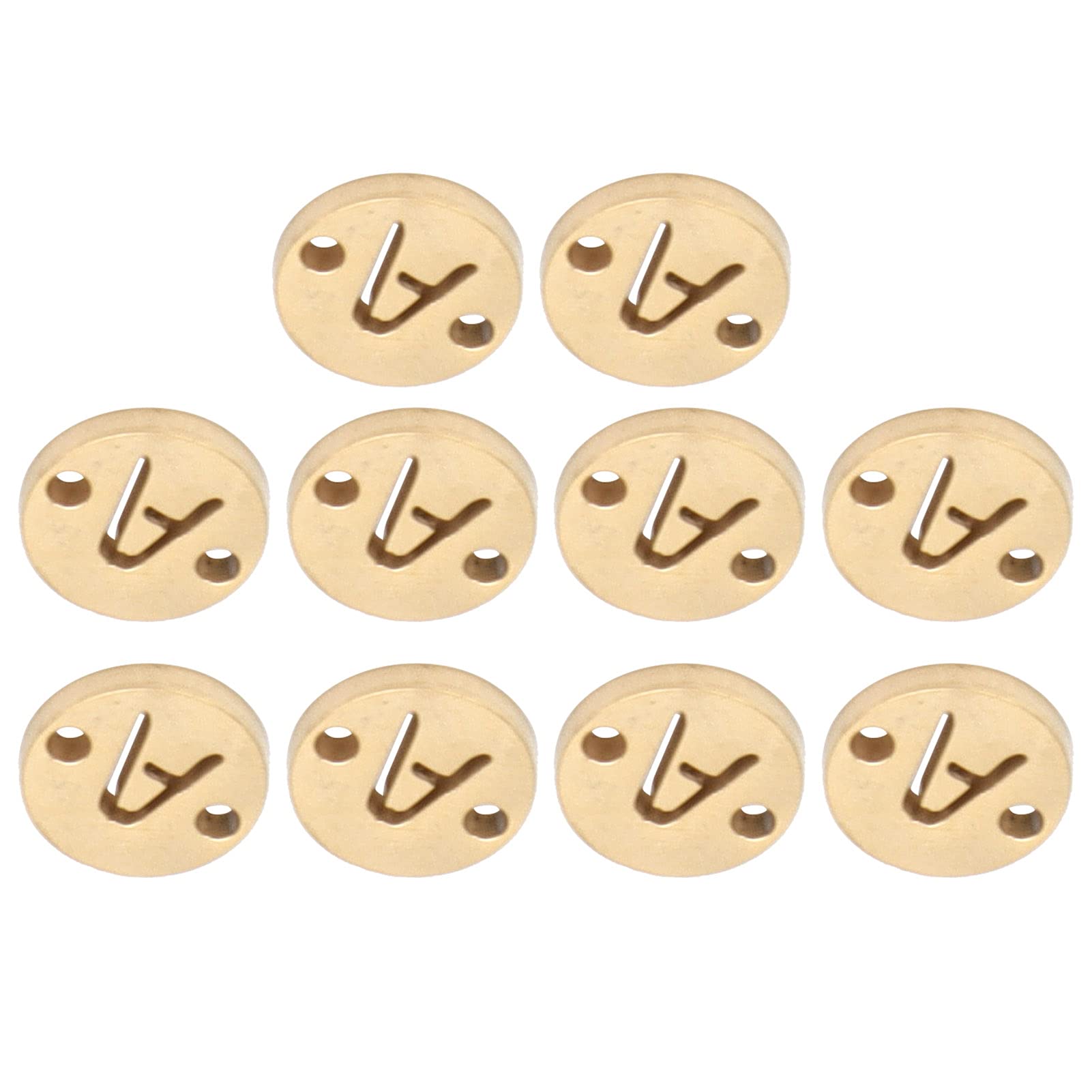 Jinyi Letter Pendant, Gold Letter Pendant Durable for Bracelet for Sweater Chain for Friends for Necklace