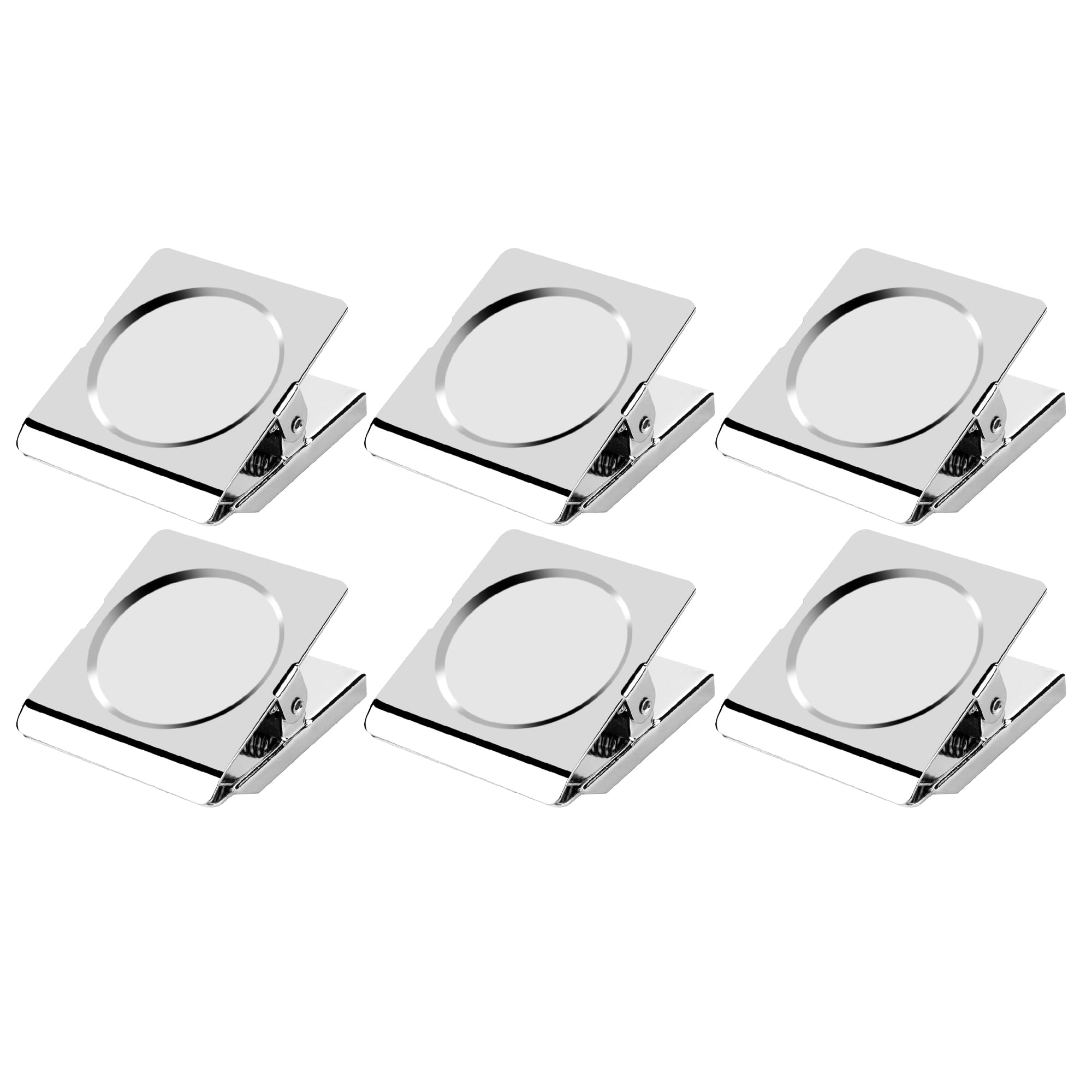 Clips magnétiques en métal de 5,4 cm pour ne plus perdre vos papiers sur le frigo