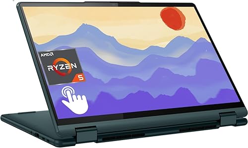 Lenovo 2023 - Laptop Yoga 6 2 en 1 para negocios, pantalla táctil WUXGA de 13.3 pulgadas, AMD Ryzen 5 7530U (hasta 4.5 GHz, Beats i5-1135G7), 8 GB