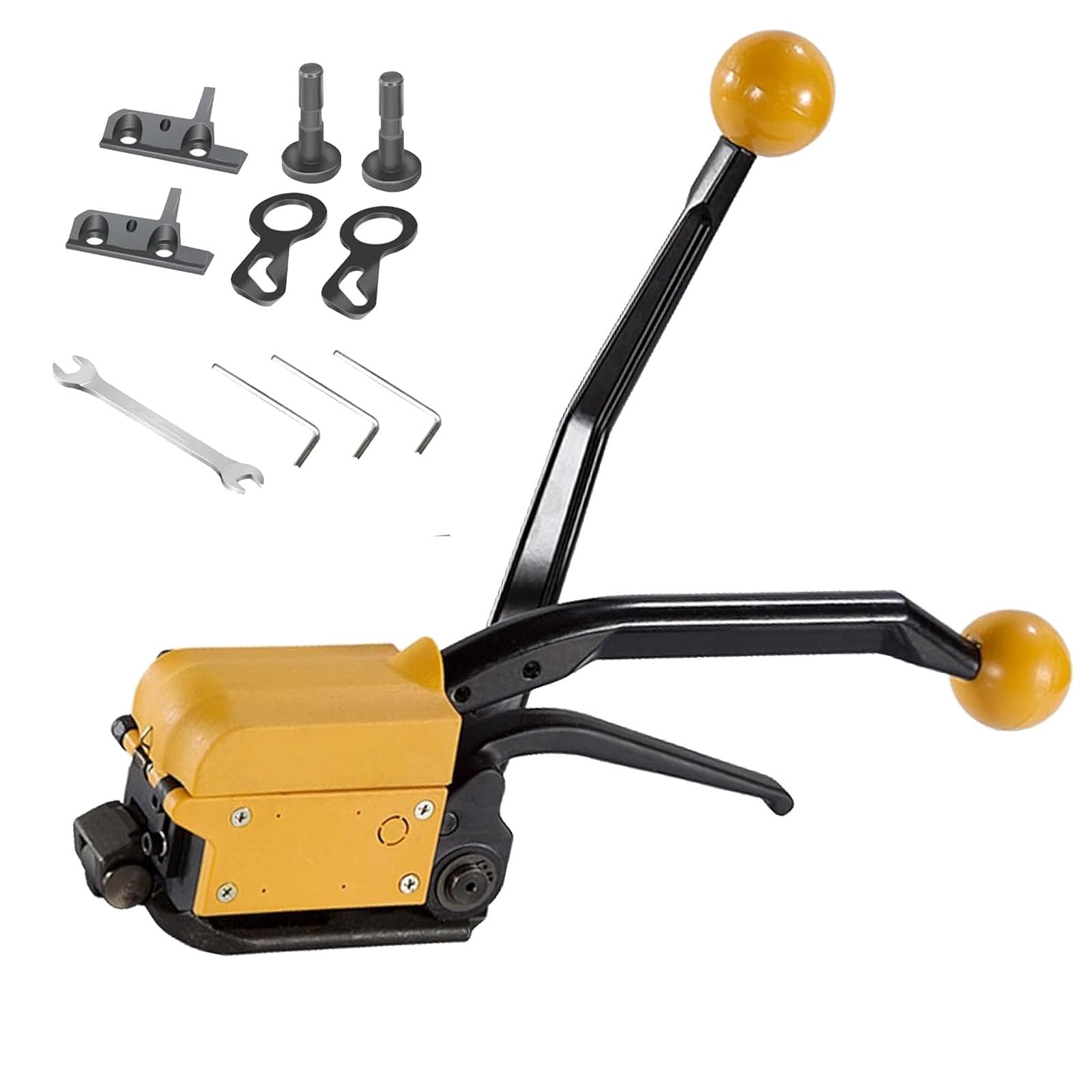 VILA SMO Heavy Duty Manual Steel Strapping Tool, Steel Packaging Strapping Tool, For Width 13-19mm Thickness 0.38-0.58mm Steel Straps Banding, For Metal Banding.