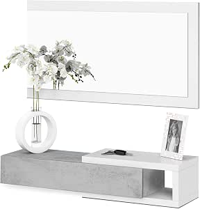 Sinfonier con 5 cajones ETHNA en color blanco artik y natur