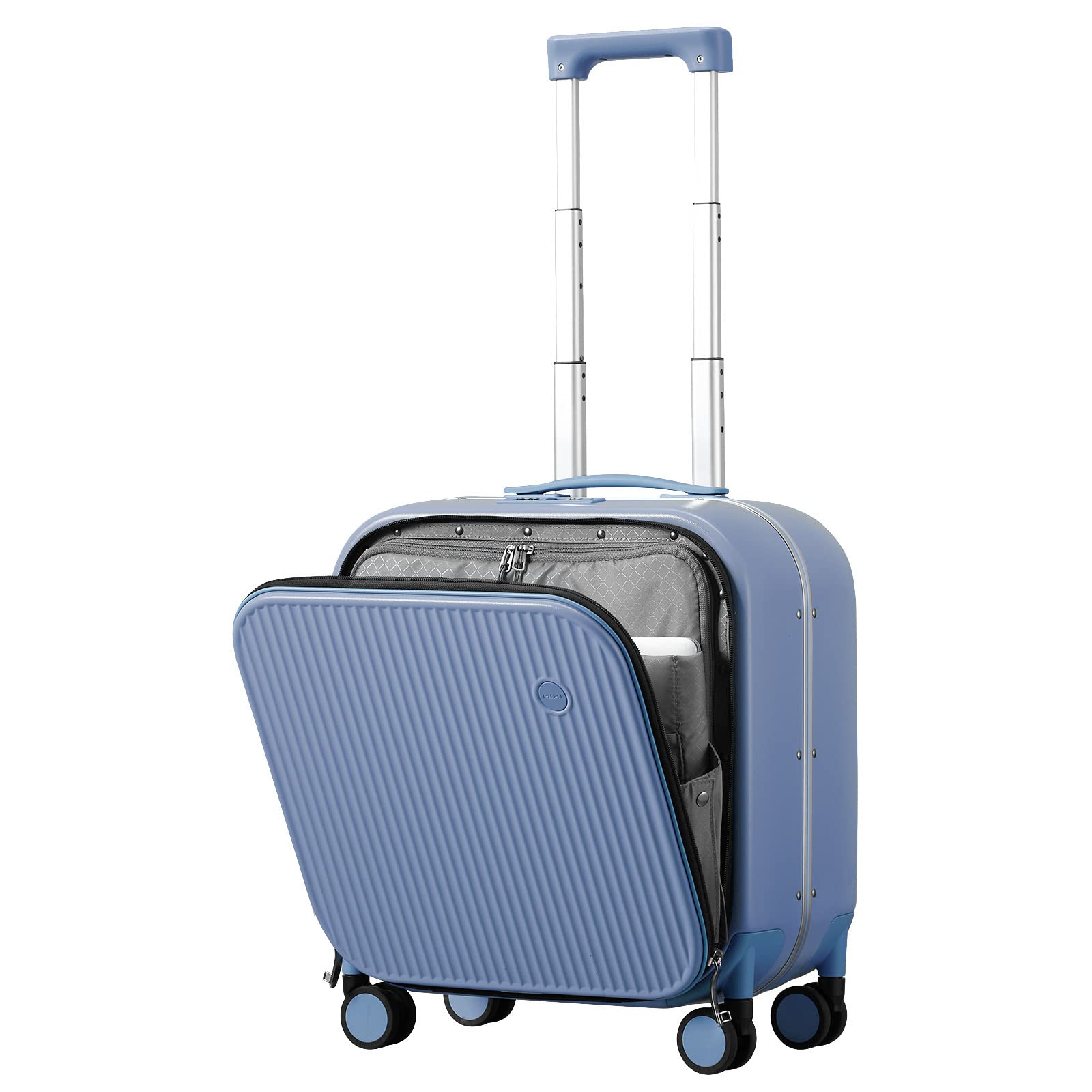 Mixi Carry On Luggage, 18'' Suitcases with Spinner Wheels, Rolling