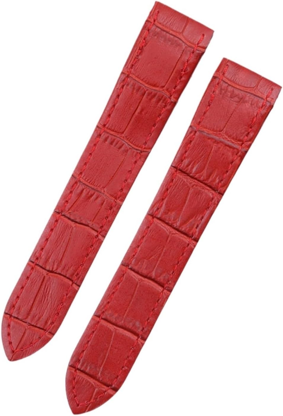 yingyingjia 20/23mm Soft Texture Leather Watchband Fit Compatible With Cartier Strap Compatible With Santos Watch Band Butterfly Buckle Bracelet Accessories
