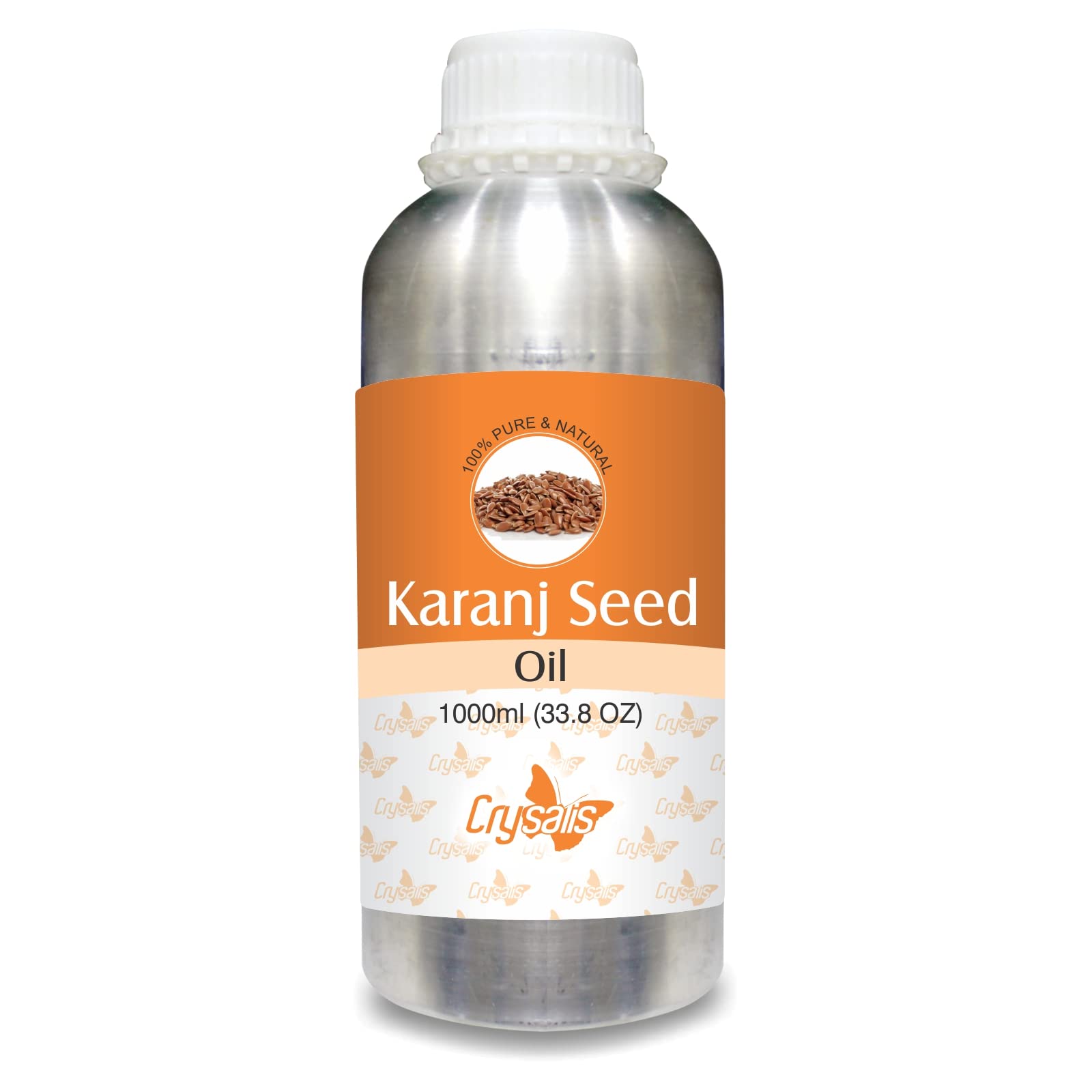 Crysalis Karanj Seed (Pongamia Pinnata) Oil - 33.8 Fl Oz (1000ml)