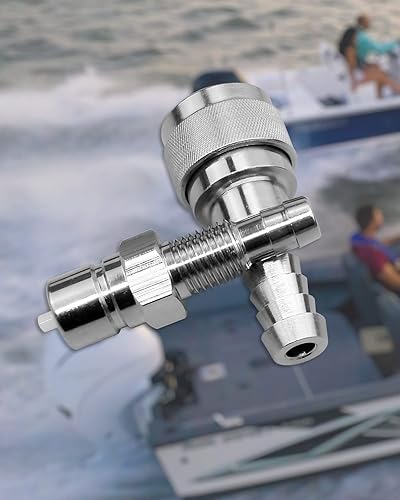 Miniatura 6 de Conector de combustible de 5/16" apto para motor fuera de borda Tohatsu Nissan de 2/4 tiempos 5-90HP Reemplazar 3B2-70260-1 3B2-70250-1