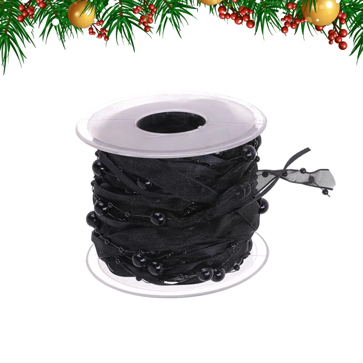 SHINEOFI Lot De 3 Rouleaux De Ruban Décoratif Perlé Tendance Pour Mariage Fêtes Et Projets Artisanaux