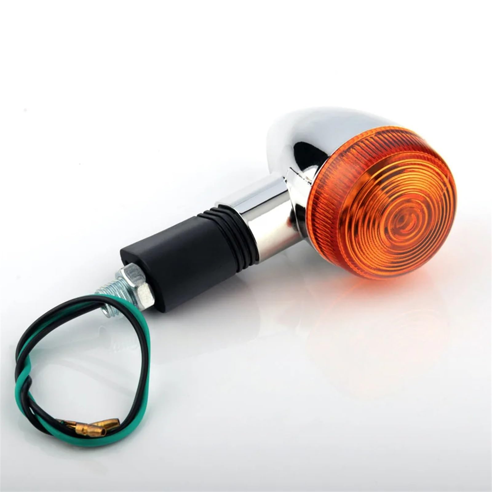 1 Paio Indicatori di Direzione per Moto Proiettile Lampada di Svolta Anteriore Ambra Indicatore Lampeggiante per Suzuki Bandit 250 400 74A/75A/77A Indicatori di direzione