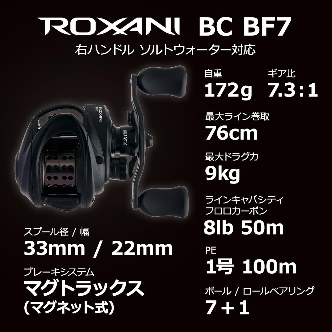 AbuGarcia Roxani BC BF7 Roxani 24 Model Right-Handed Reel | eBay