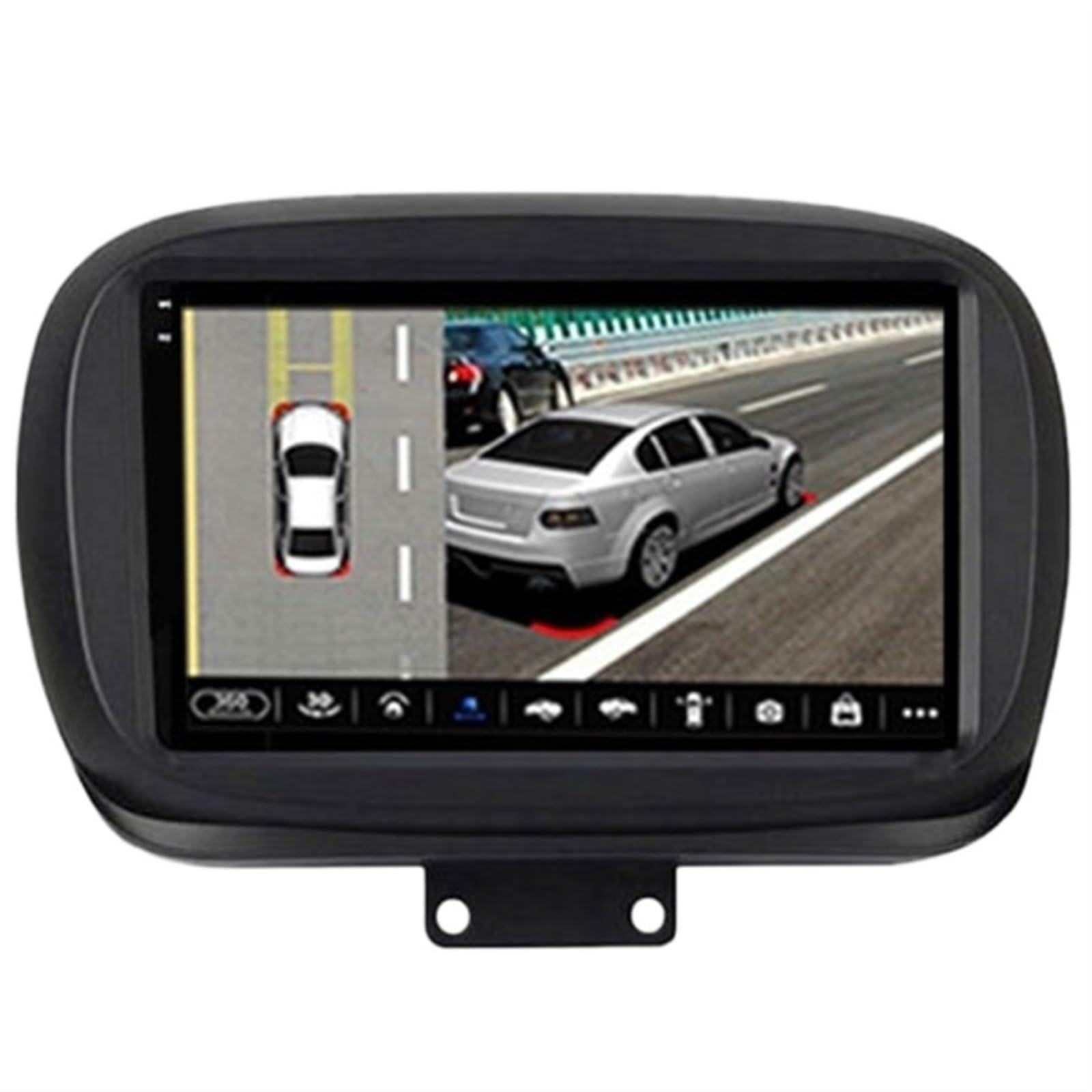 Navigatore Satellitare Auto Video Car Video Radio Multimedia Stereo Navigazione GPS(DLED 8G 256G 360CAM)