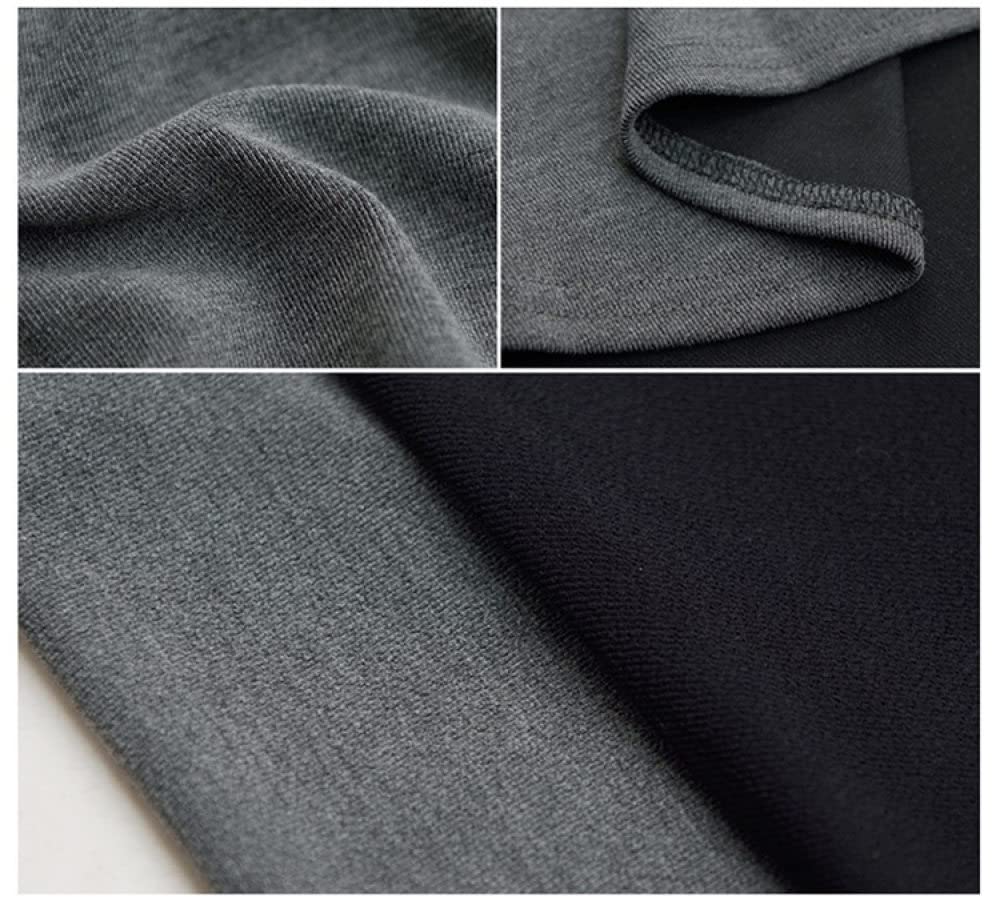 Thermoleggins Für Damen,Frauen Thermal Leggings Fashion Plus Size Grau Gefälschte Zwei Plissee Rock Hoch Taillierte Leggings Dick Gestrickt Dehnbare Hose Strumpfhose Für Den Winter I