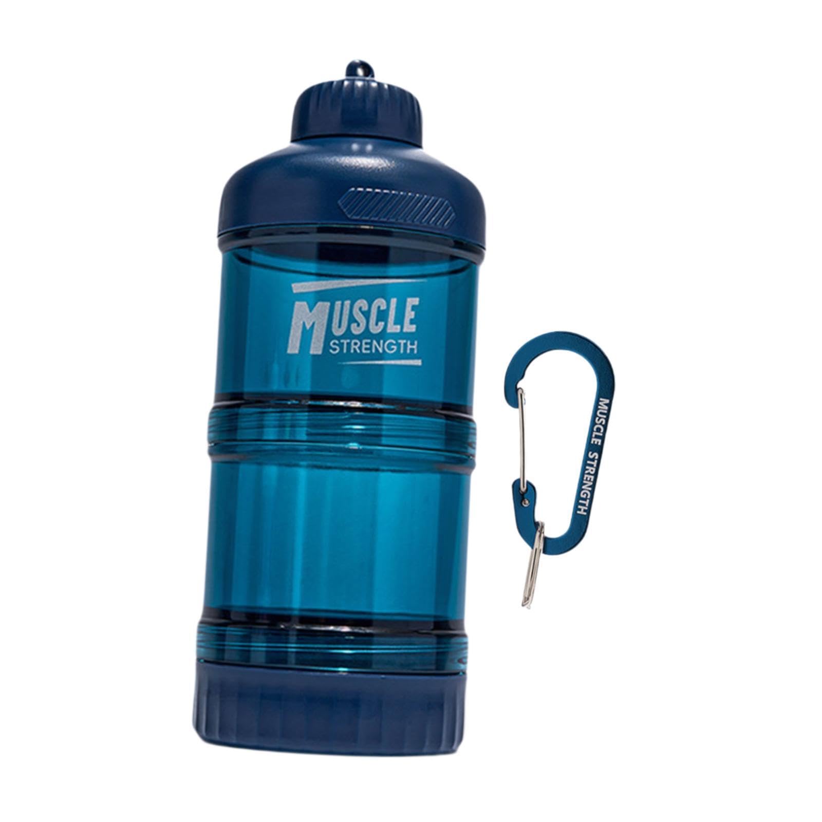Protein Powder Travel Container Portable with for Sports Gym Workout Blue-picture-24